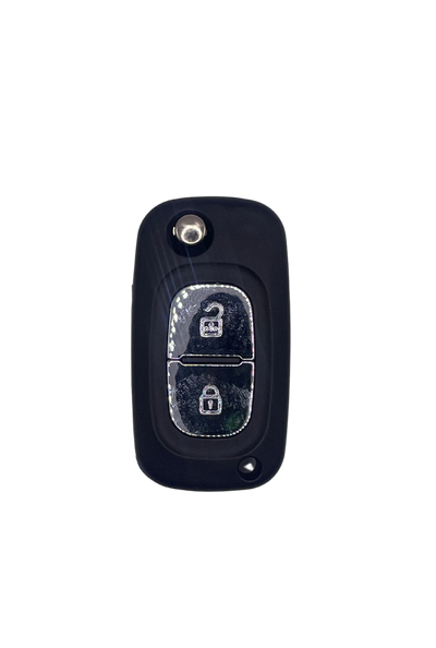 Cover Renault - guscio 2 tasti argento - VA2