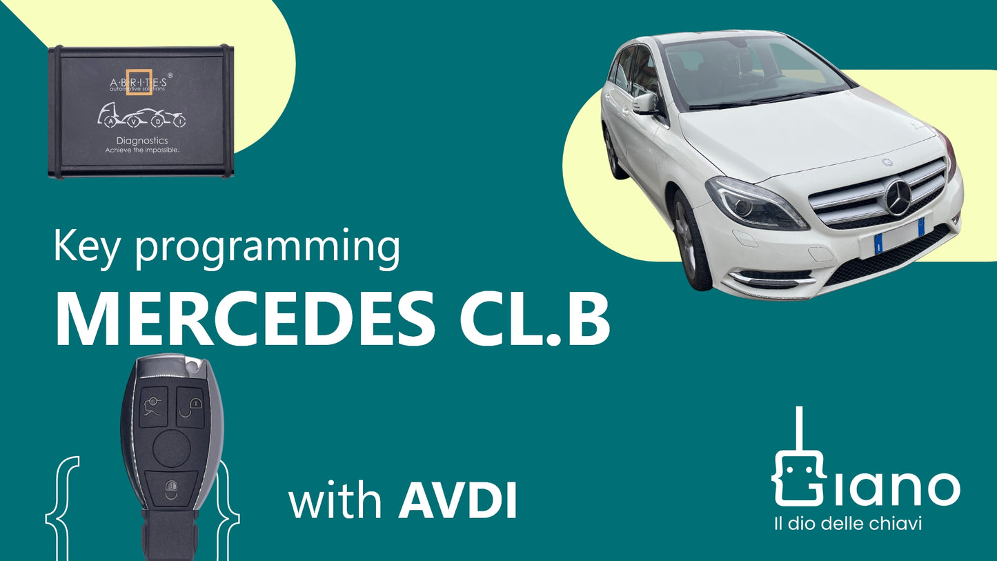 tutorial Mercedes CL.B with AVDI