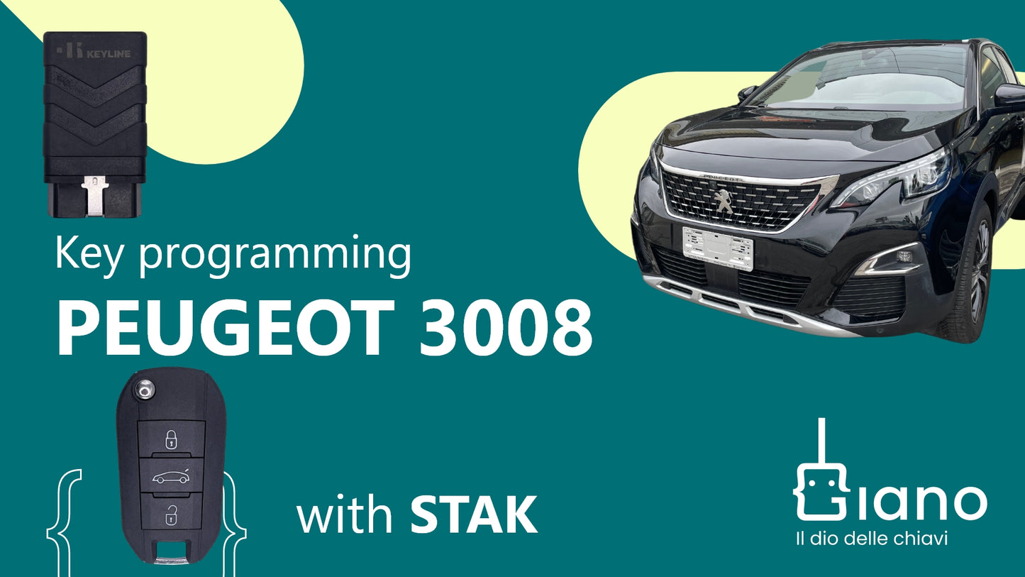 tutorial Peugeot 3008 with STAK