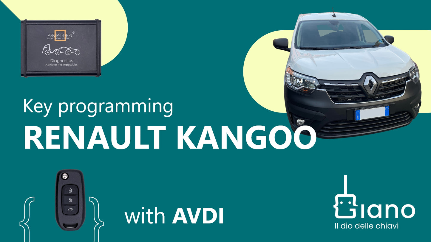 tutorial Renault Kangoo with AVDI